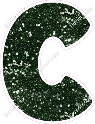 BBT 23.5" Individuals - Hunter Green Sparkle C