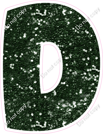 BBT 23.5" Individuals - Hunter Green Sparkle D