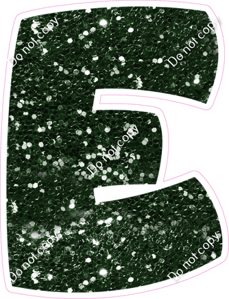 BBT 23.5" Individuals - Hunter Green Sparkle E