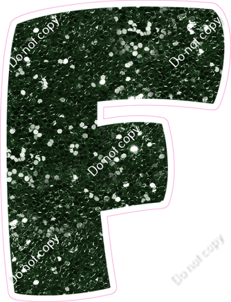 BBT 23.5" Individuals - Hunter Green Sparkle F