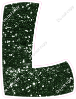 BBT 23.5" Individuals - Hunter Green Sparkle L