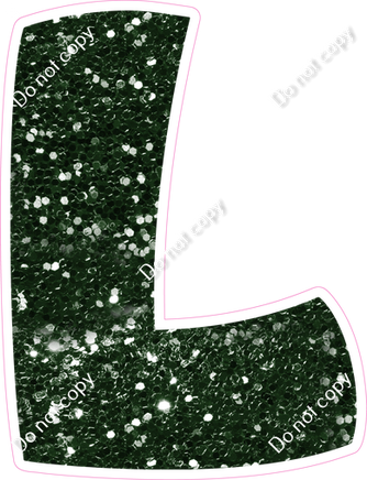 BBT 23.5" Individuals - Hunter Green Sparkle L