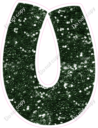 BBT 23.5" Individuals - Hunter Green Sparkle U