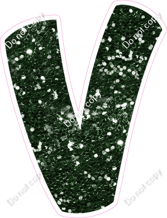 BBT 23.5" Individuals - Hunter Green Sparkle V