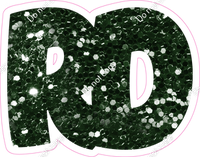 BBT 23.5" Individuals - Hunter Green Sparkle RD