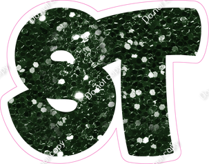 BBT 23.5" Individuals - Hunter Green Sparkle ST