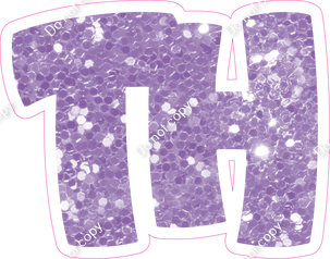 BBT 23.5" Individuals - Lavender Sparkle TH