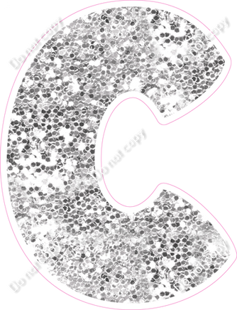 BBT 23.5" Individuals - Light Silver Sparkle C