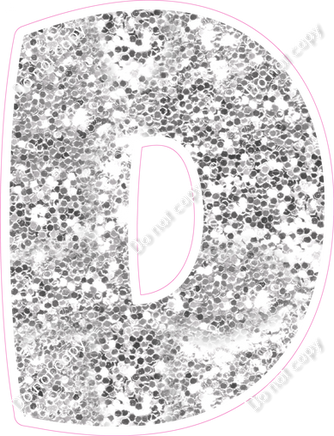 BBT 23.5" Individuals - Light Silver Sparkle D