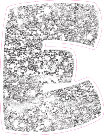 BBT 23.5" Individuals - Light Silver Sparkle E