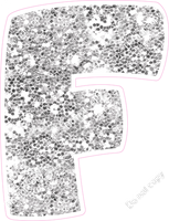 BBT 23.5" Individuals - Light Silver Sparkle F