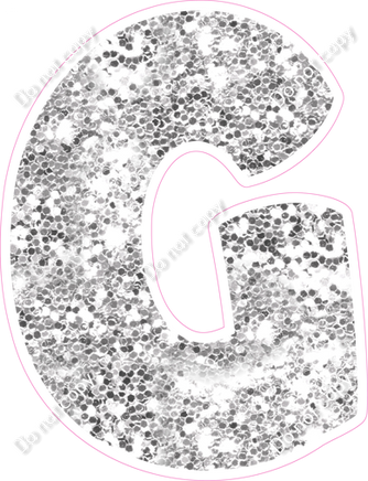 BBT 23.5" Individuals - Light Silver Sparkle G