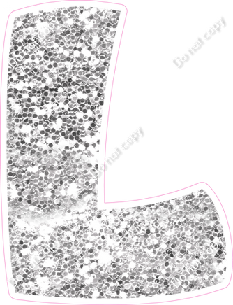 BBT 23.5" Individuals - Light Silver Sparkle L