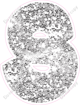 BBT 23.5" Individuals - Light Silver Sparkle S