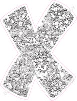 BBT 23.5" Individuals - Light Silver Sparkle X