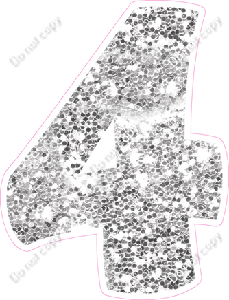 BBT 23.5" Individuals - Light Silver Sparkle 4