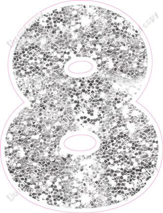 BBT 23.5" Individuals - Light Silver Sparkle 8