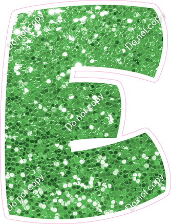 BBT 23.5" Individuals - Lime Green Sparkle E