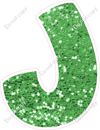 BBT 23.5" Individuals - Lime Green Sparkle J