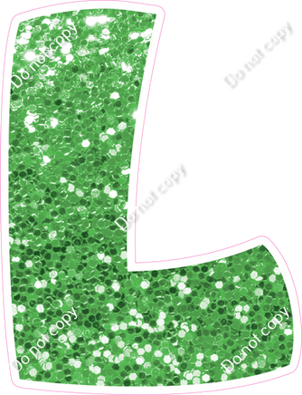 BBT 23.5" Individuals - Lime Green Sparkle L