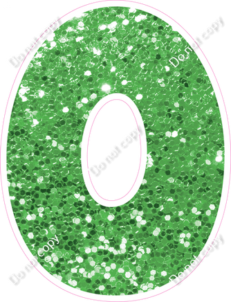 BBT 23.5" Individuals - Lime Green Sparkle O