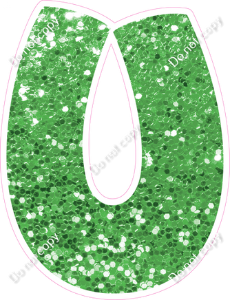 BBT 23.5" Individuals - Lime Green Sparkle U