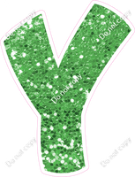 BBT 23.5" Individuals - Lime Green Sparkle Y