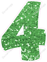 BBT 23.5" Individuals - Lime Green Sparkle 4