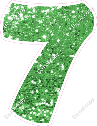 BBT 23.5" Individuals - Lime Green Sparkle 7