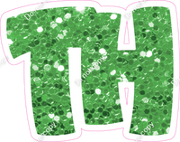 BBT 23.5" Individuals - Lime Green Sparkle TH