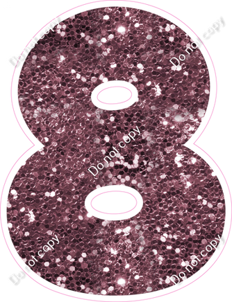 BBT 23.5" Individuals - Mauve Sparkle 8