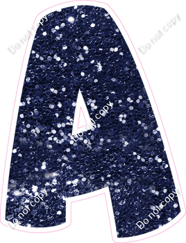 BBT 23.5" Individuals - Navy Blue Sparkle A