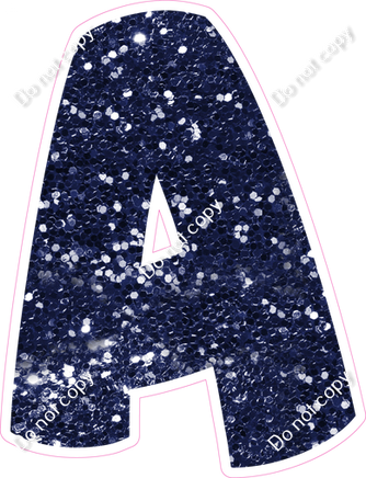 BBT 23.5" Individuals - Navy Blue Sparkle A