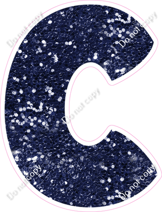 BBT 23.5" Individuals - Navy Blue Sparkle C