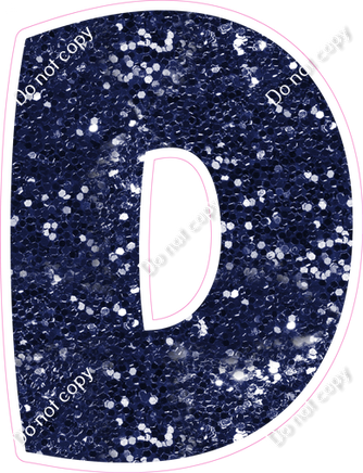 BBT 23.5" Individuals - Navy Blue Sparkle D