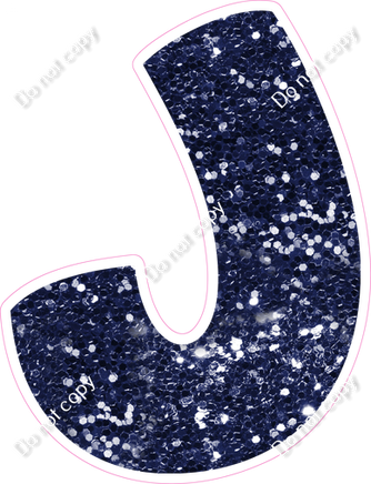 BBT 23.5" Individuals - Navy Blue Sparkle J