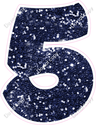 BBT 23.5" Individuals - Navy Blue Sparkle 5