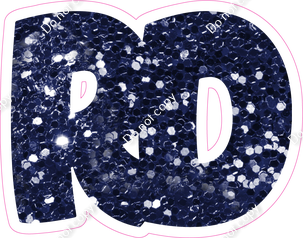 BBT 23.5" Individuals - Navy Blue Sparkle RD