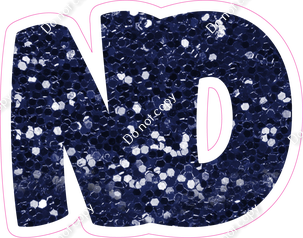 BBT 23.5" Individuals - Navy Blue Sparkle ND