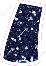 BBT 23.5" Individuals - Navy Blue Sparkle Apostrophe