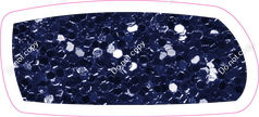 BBT 23.5" Individuals - Navy Blue Sparkle Dash
