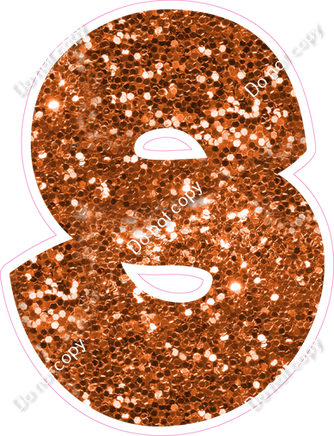 BBT 23.5" Individuals - Orange Sparkle S