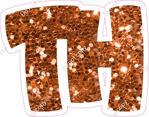 BBT 23.5" Individuals - Orange Sparkle TH