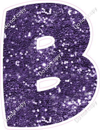BBT 23.5" Individuals - Purple Sparkle B