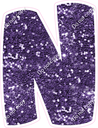 BBT 23.5" Individuals - Purple Sparkle N