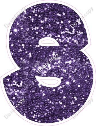 BBT 23.5" Individuals - Purple Sparkle S