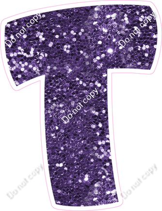 BBT 23.5" Individuals - Purple Sparkle T