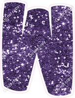 BBT 23.5" Individuals - Purple Sparkle W