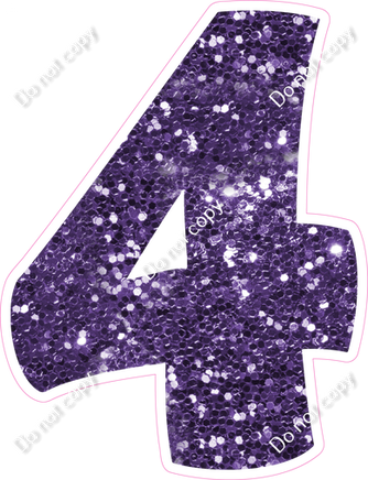 BBT 23.5" Individuals - Purple Sparkle 4