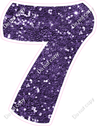 BBT 23.5" Individuals - Purple Sparkle 7